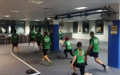 Night time lunging warriors!