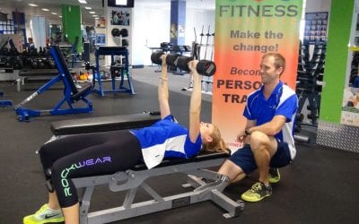 Lying Dumbbell Chest Press