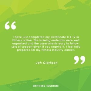 Joh Fitness Institute Quote 