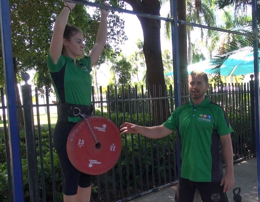 Weighted Pull ups