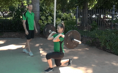 Front Rack Barbell Lunge